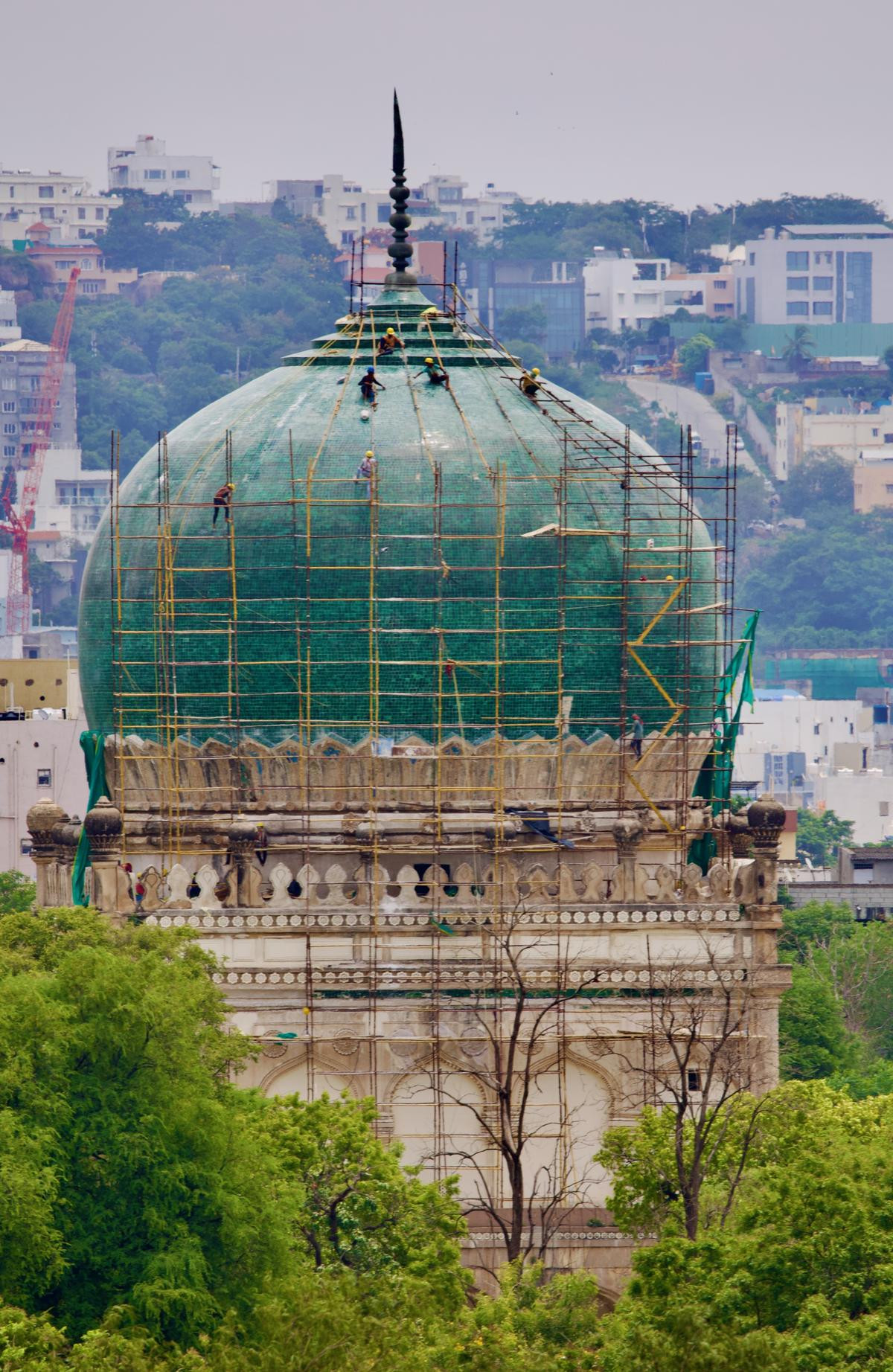 The story of green glazed dome in Hyderabad