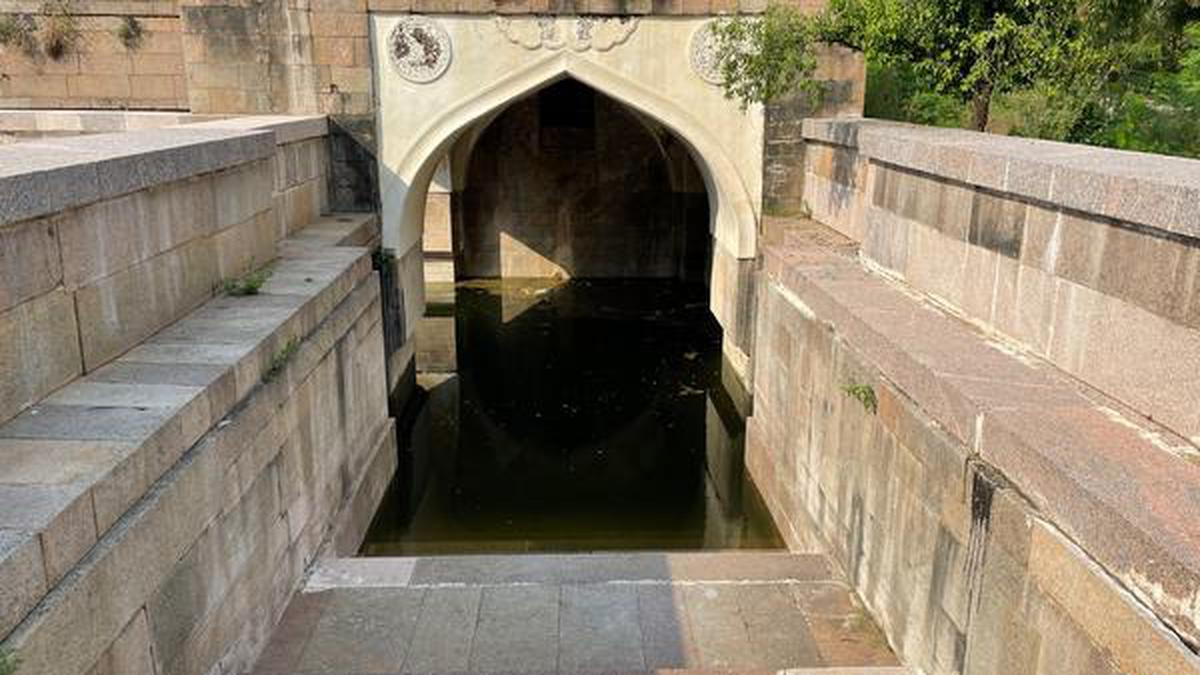 Stepwell in Qutb Shahi tombs complex restored